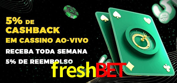 Promoções do cassino ao Vivo freshbet